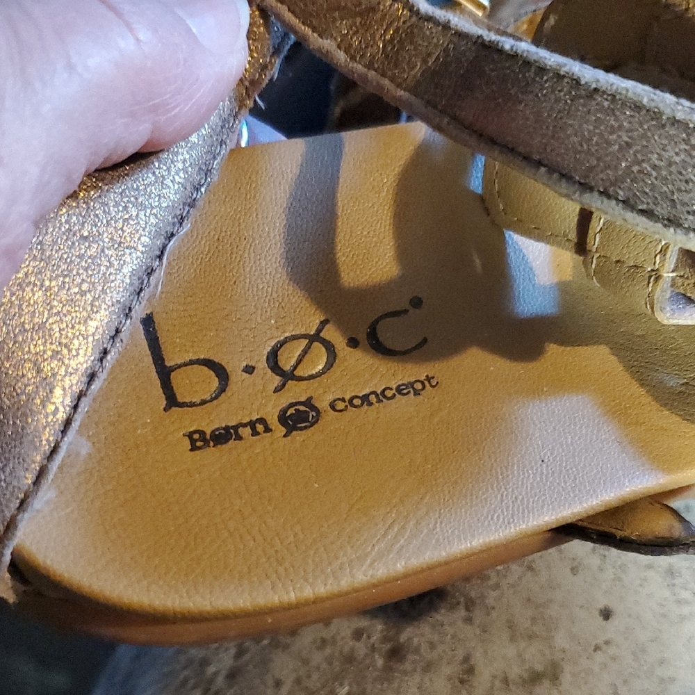 b.o.c. Bronze Strappy Sandals - Picture 3 of 5